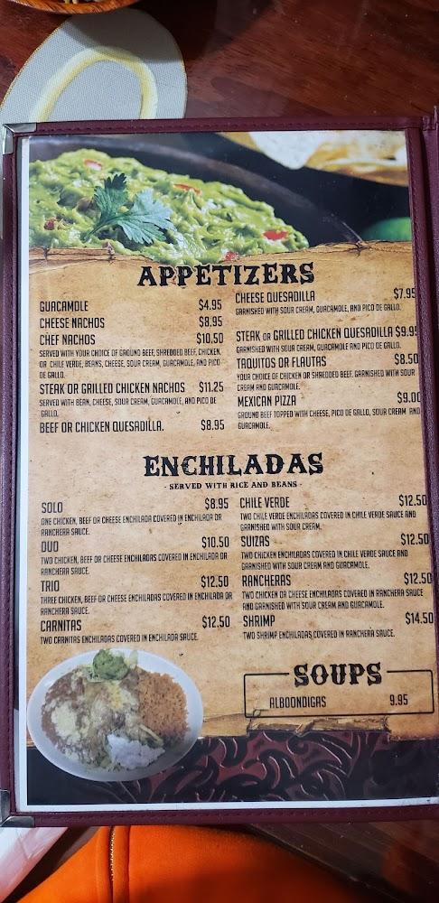 Don Sombrero Mexican Restaurant Menu image 2