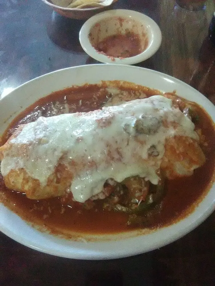 Shrimp a La Diabla Burrito